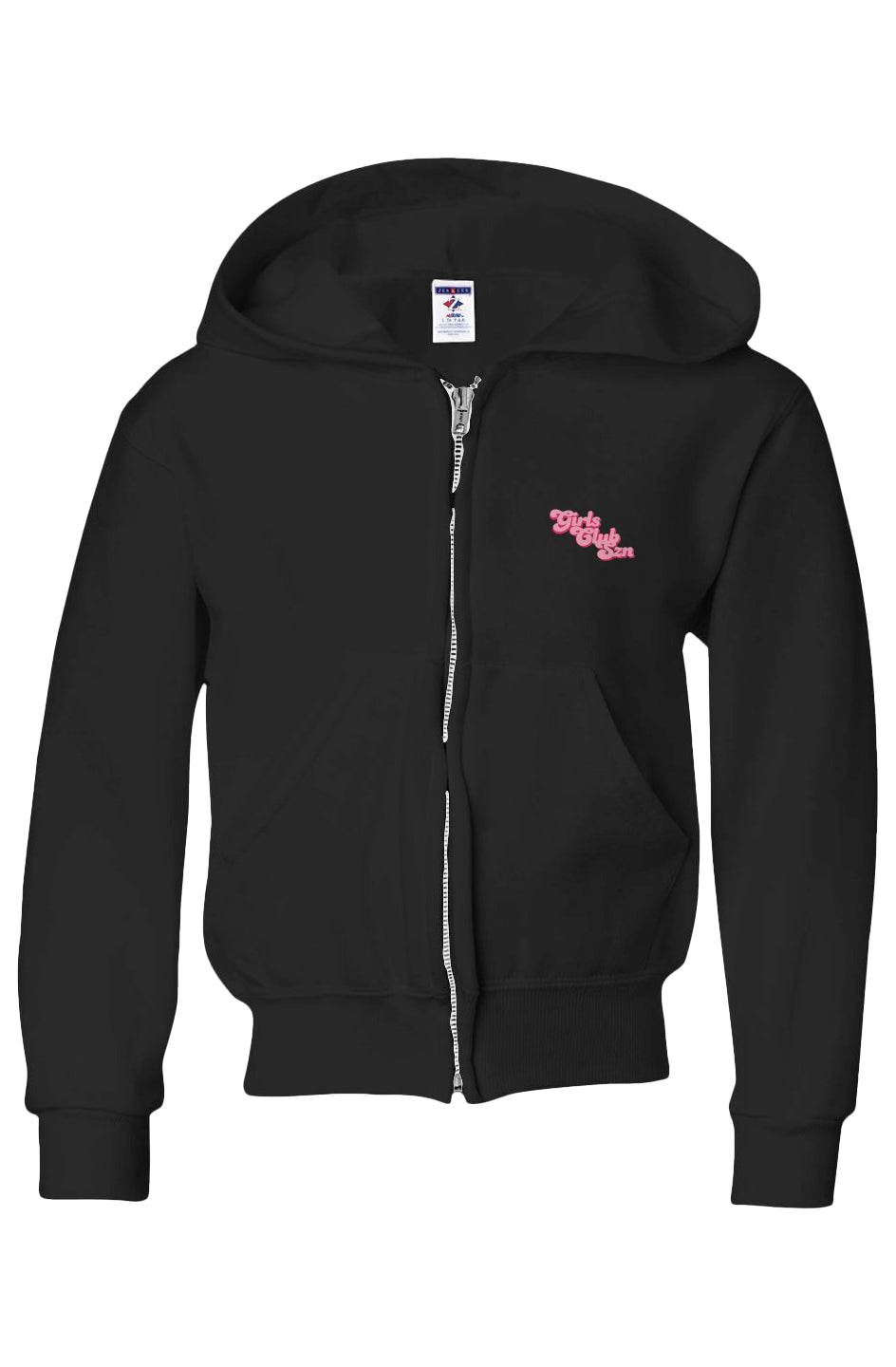 Youth Girls Club Full-Zip Hoodie