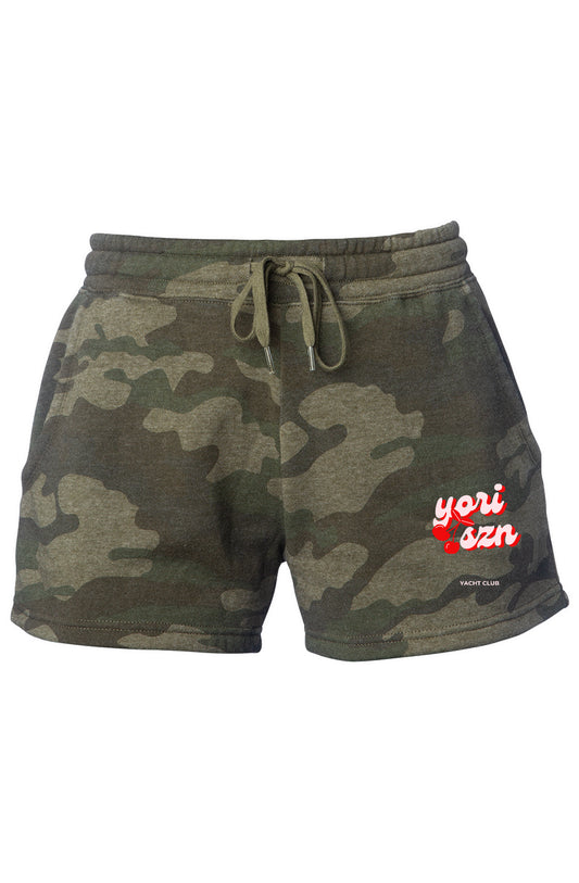 Cherry Camo Shorts