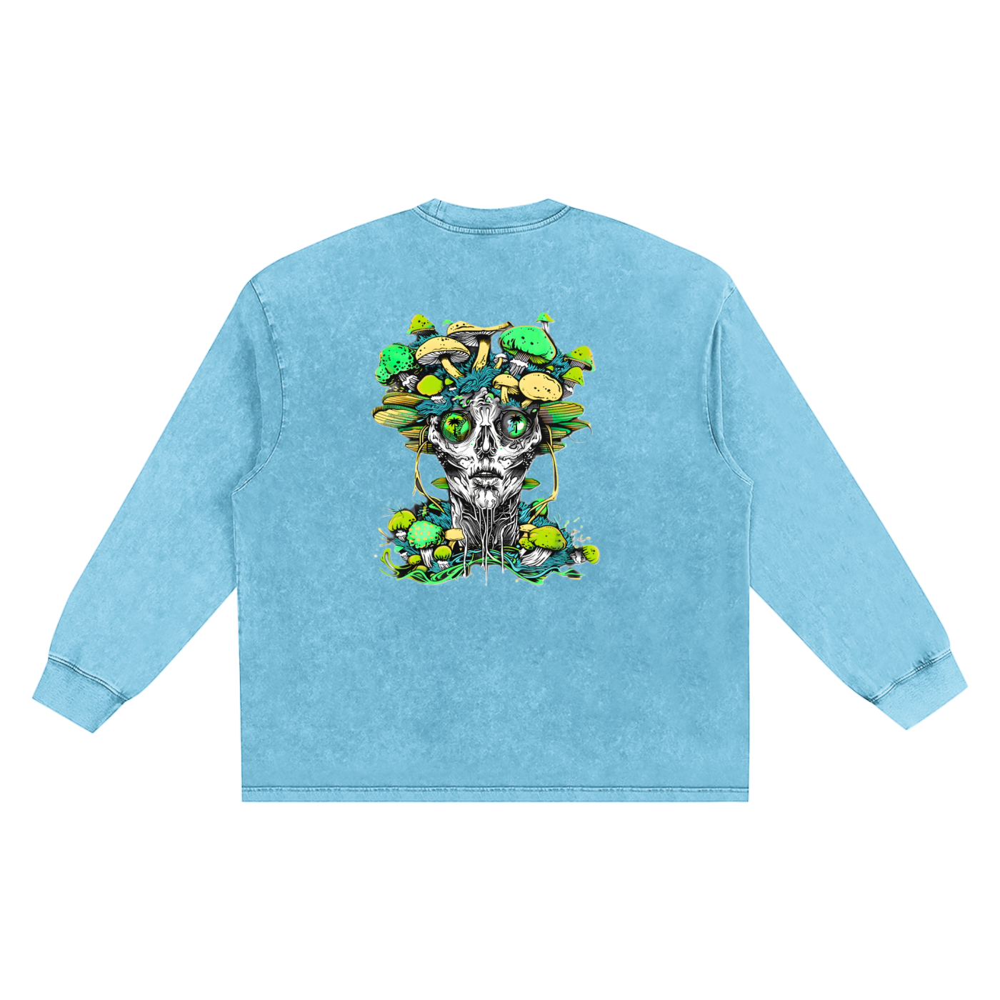 Snow Washed Frayed Edge T-Shirt