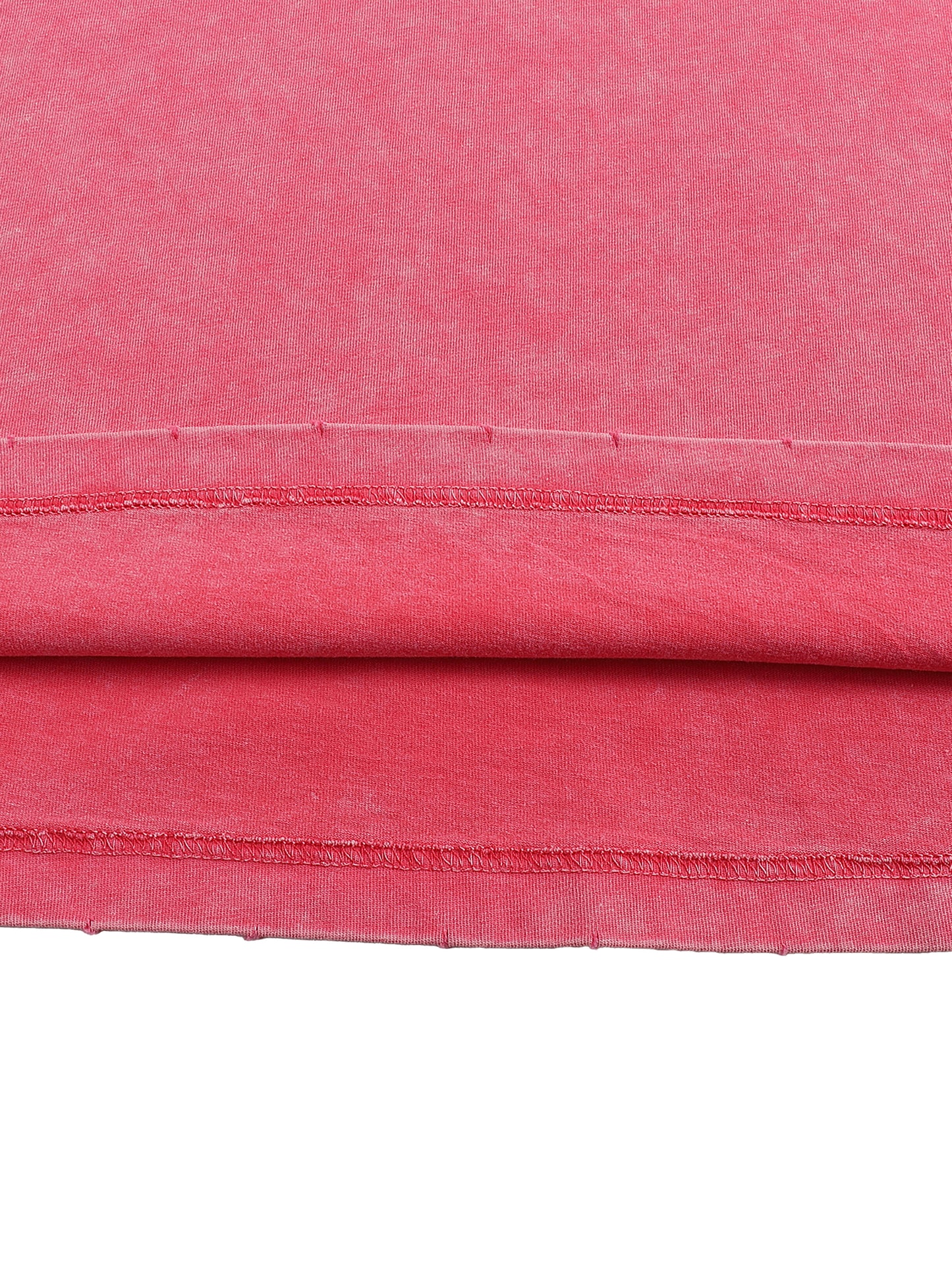 Snow Washed Frayed Edge T-Shirt